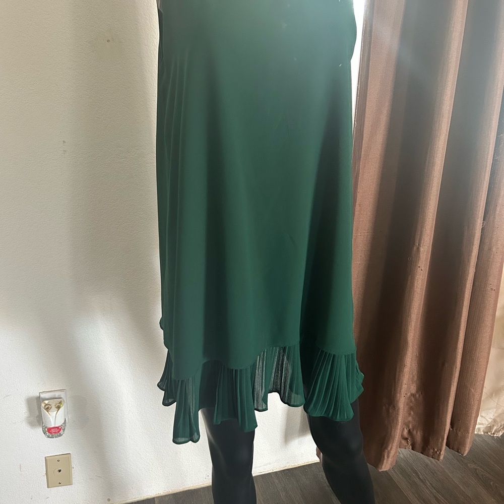 Zara YEARS Forest Green Dress SIZE M